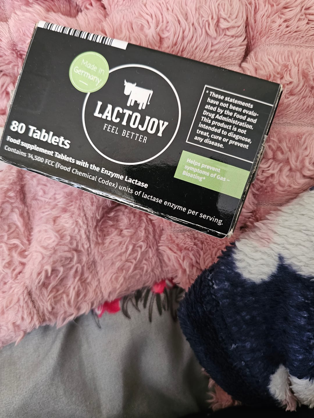 Customer photo review of LactoJoy Lactase Pills - 14,500 FCC - 240 pcs refill bag