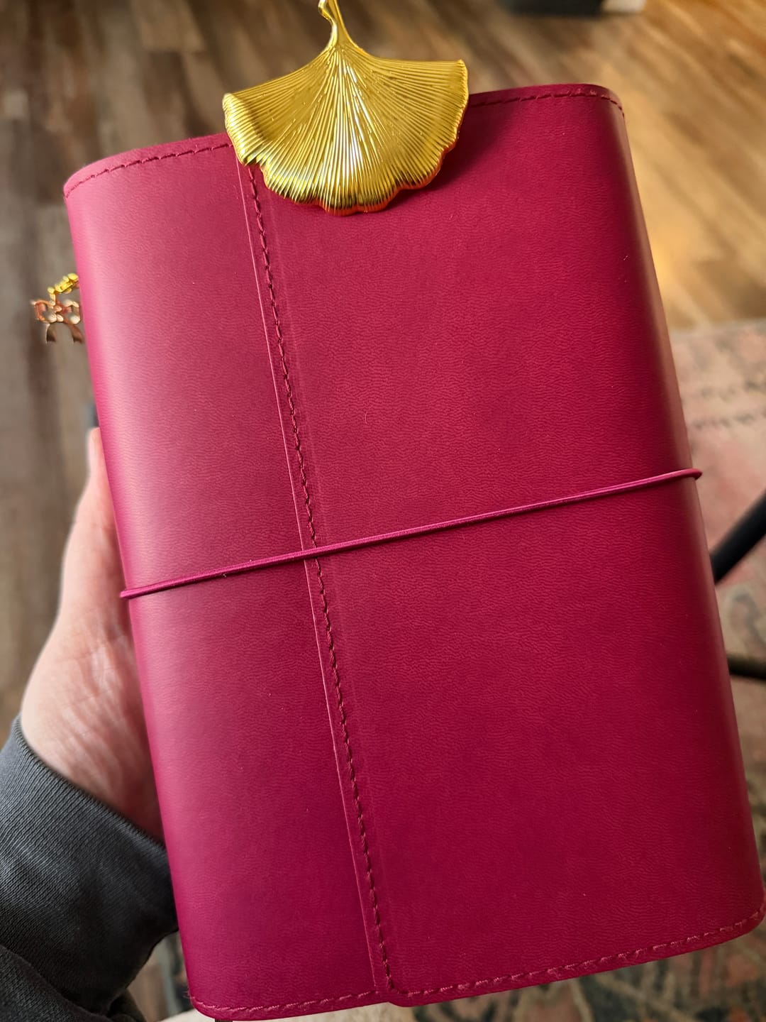 Customer photo review of Refillable Folio in Salty Plum