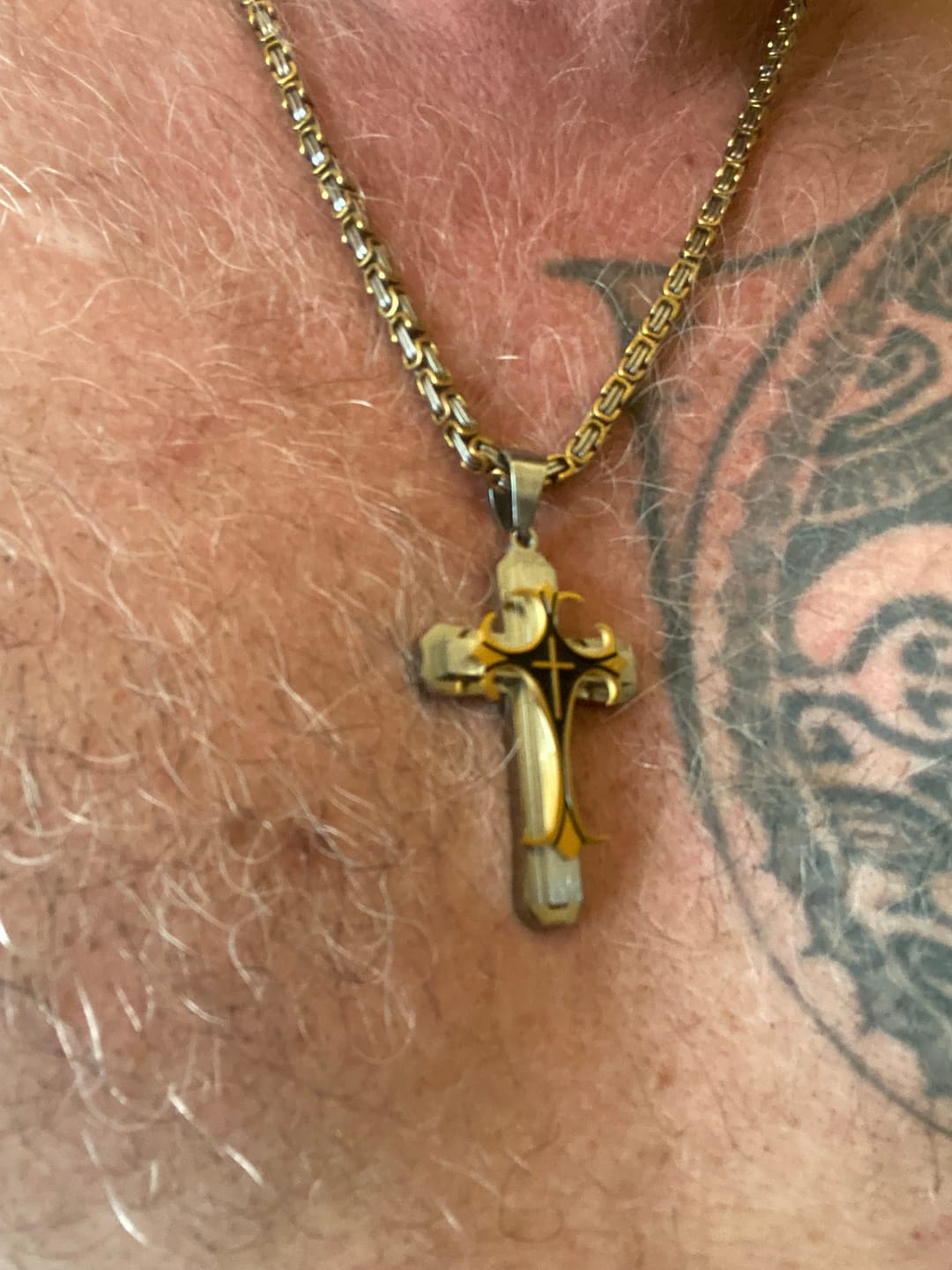 Customer photo review of Collier Croisé de l'Espoir