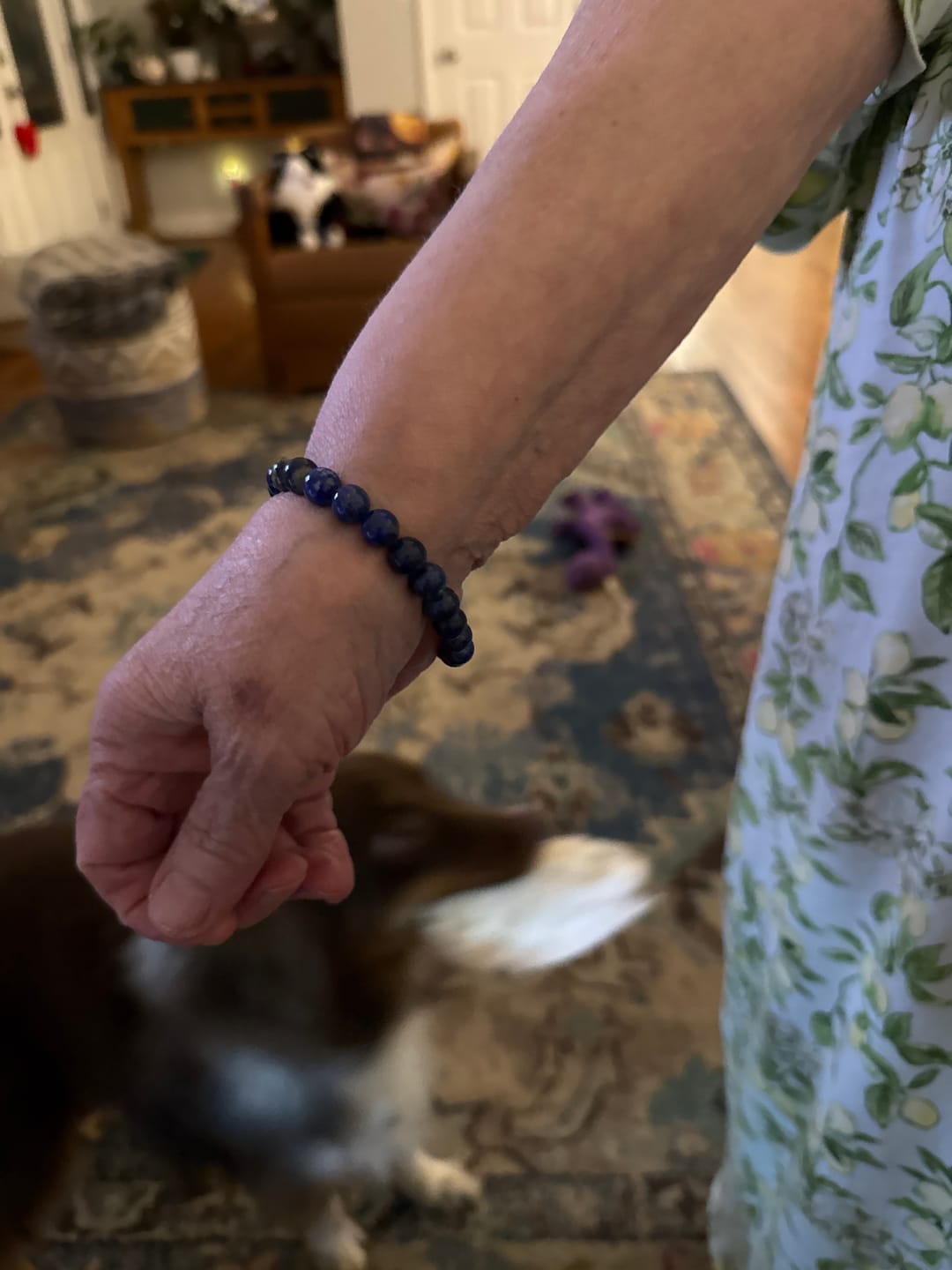 Customer photo review of Amethyst Bracelet