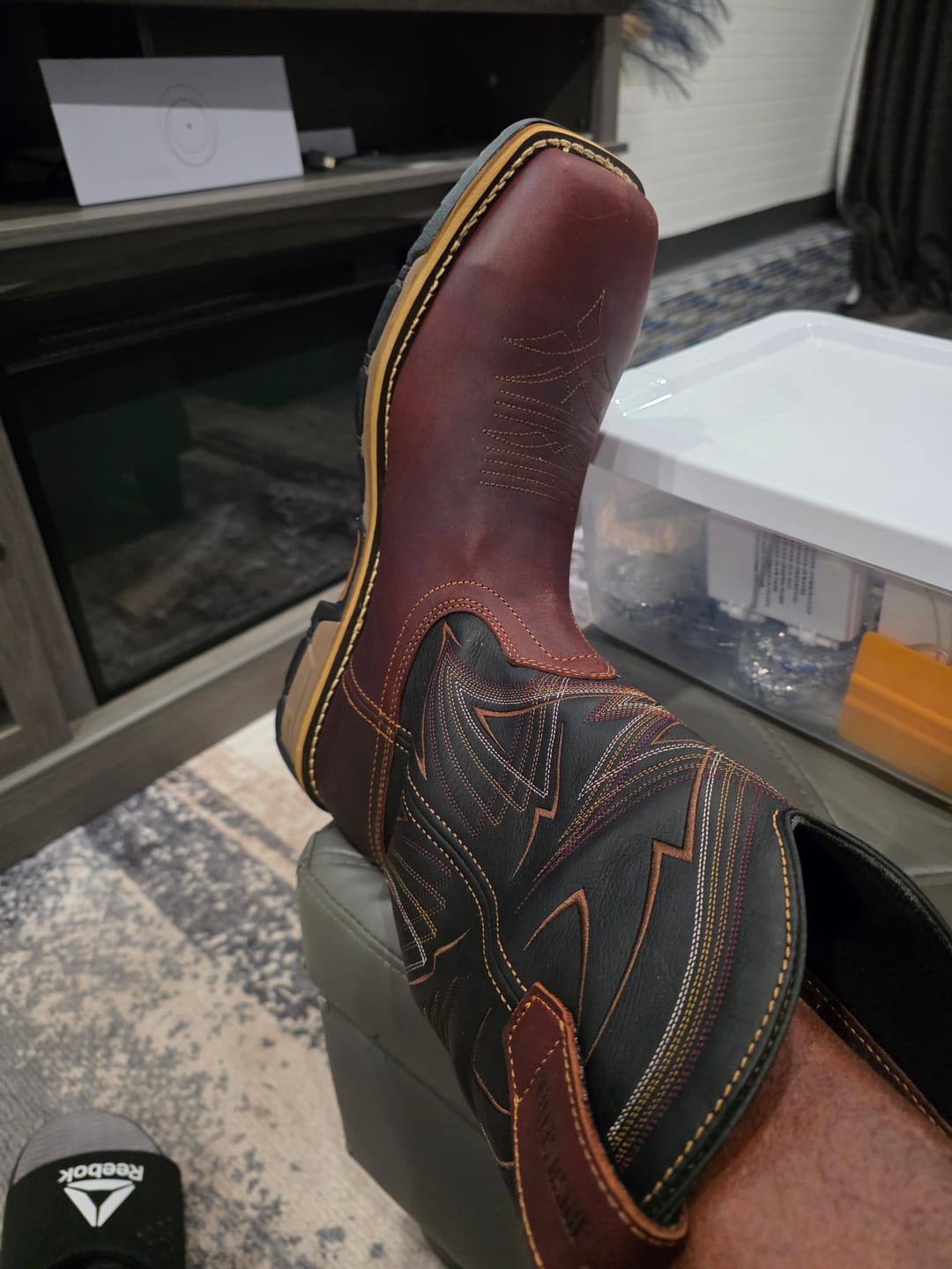 Customer photo review of Irish Setter by Red Wing Men's Marshall Waterpoof Steel Toe Boots 83938