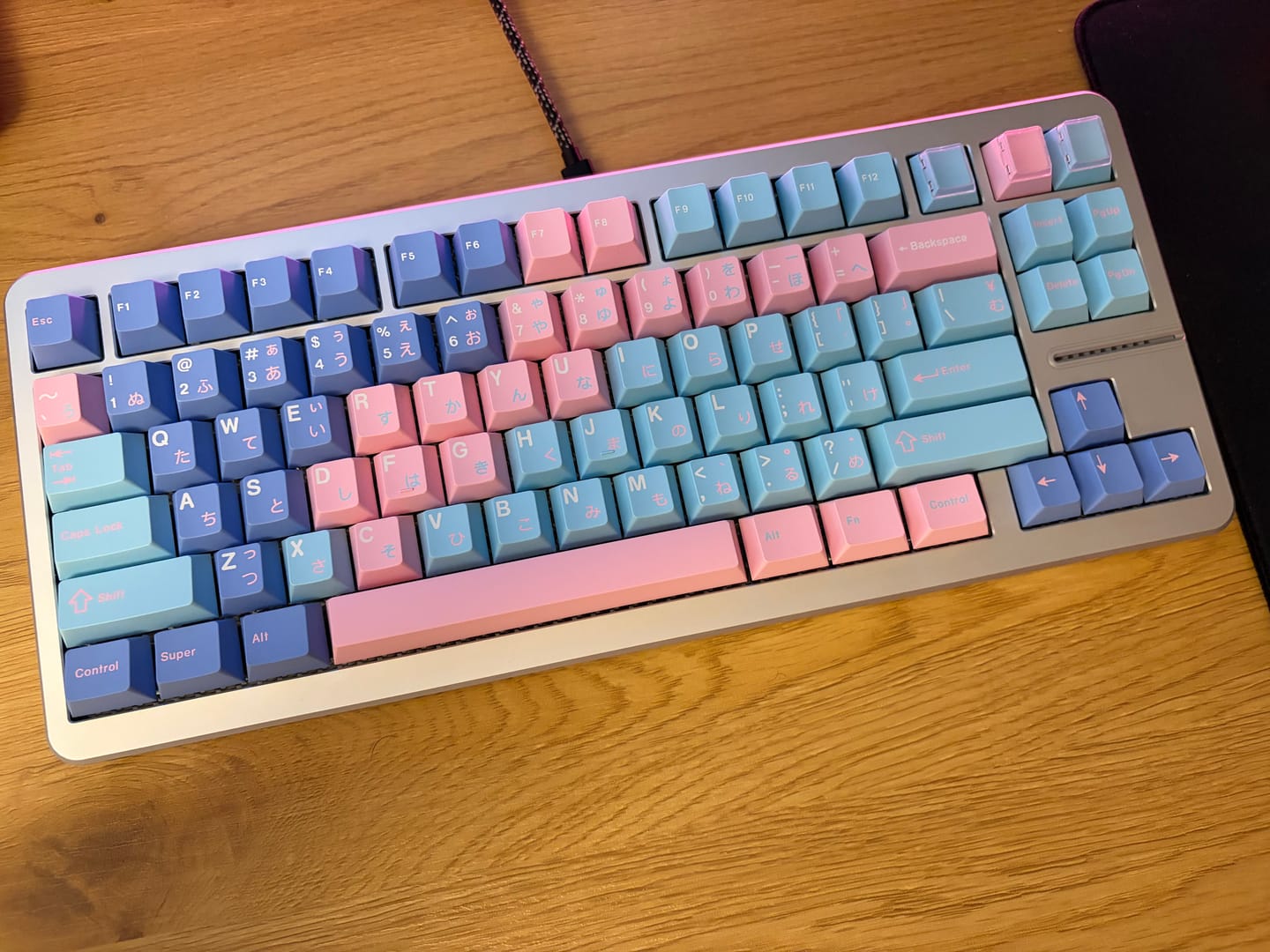 Customer photo review of Keykobo Gelateria ABS Triple-Shot Keycap Set