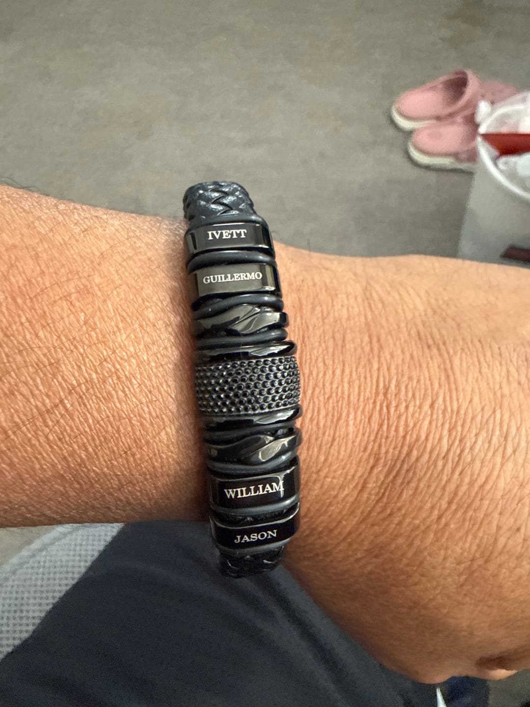 Customer photo review of Bracelet: Black