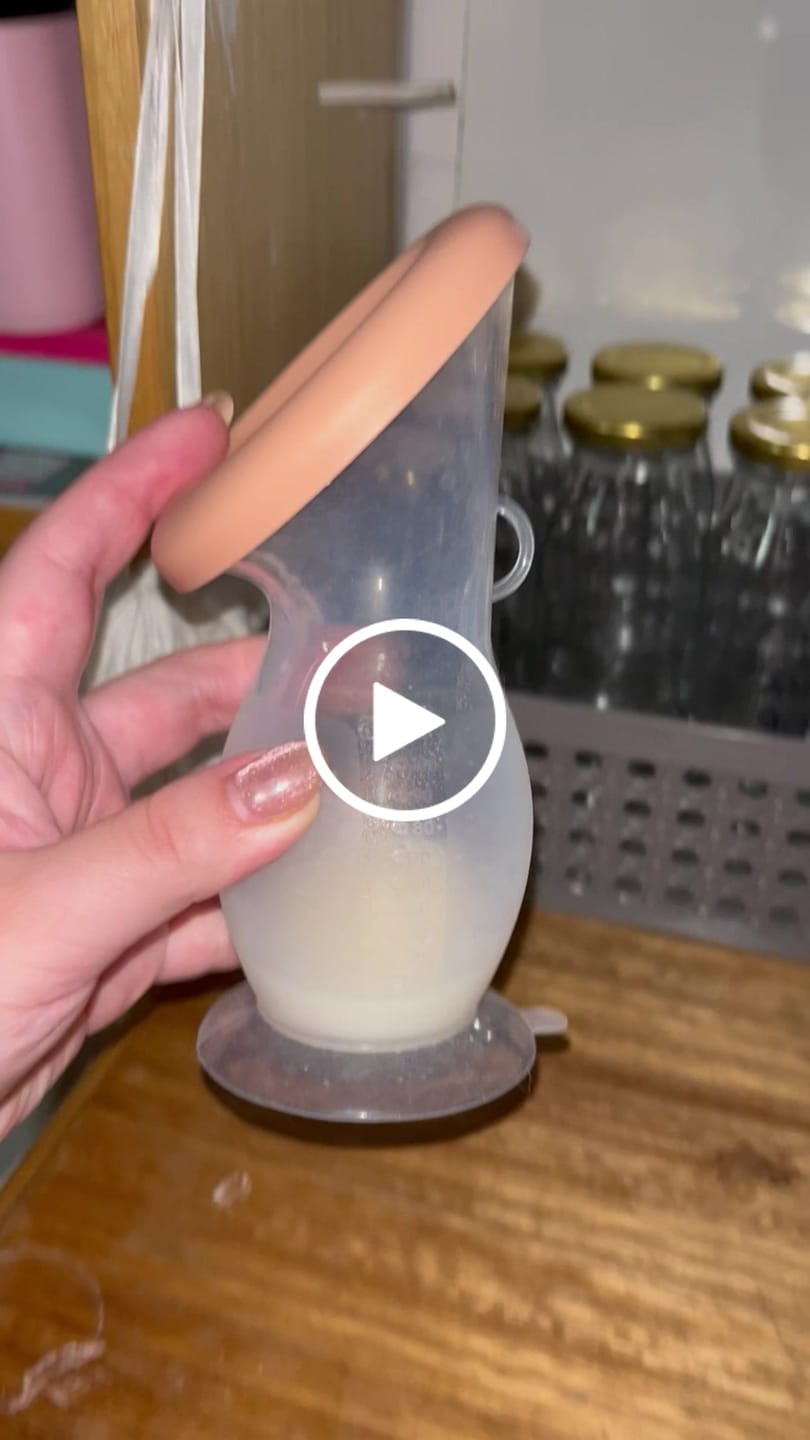 Customer video review of Recolector de leche manual