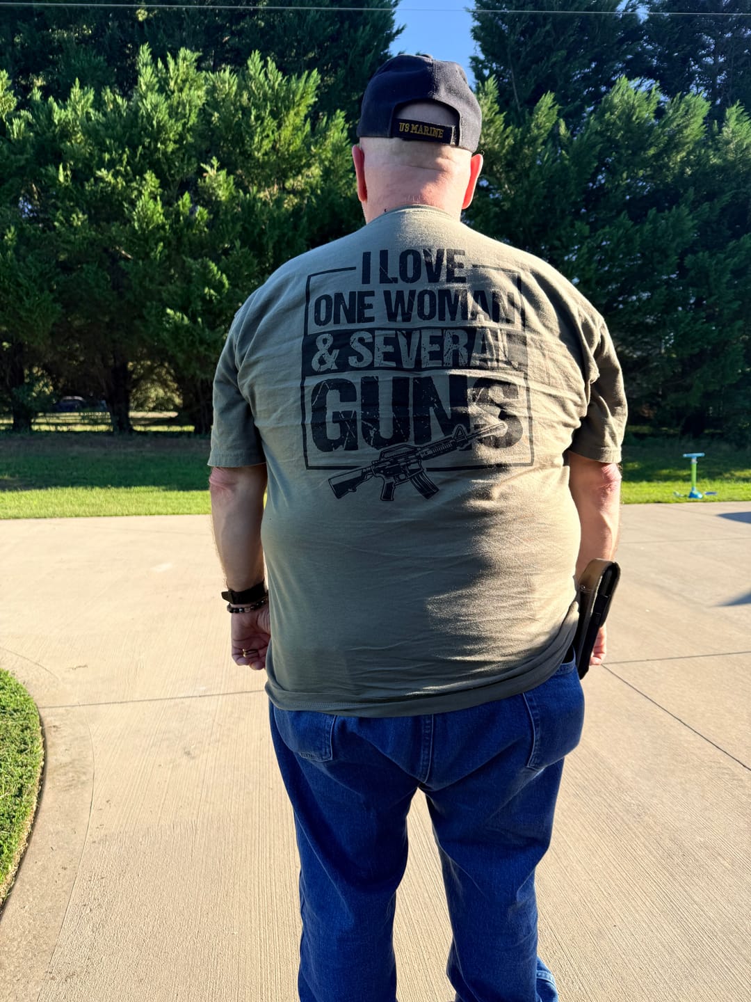 Customer photo review of I Love One Woman & Several Guns