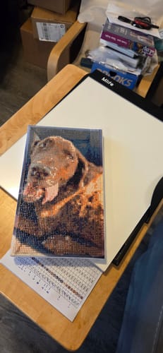 Connie N.’s finished Custom Photo diamond painting
