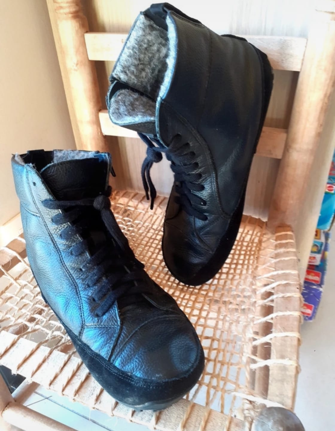 Customer photo review of Botines Buffalo TerraFlex™ – Piel Natural y Libertad Barefoot
