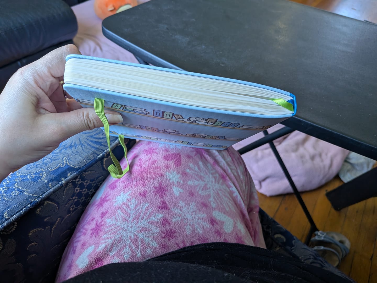 Customer photo review of Cozy Bookworm - A5 Wide Yearly Planner