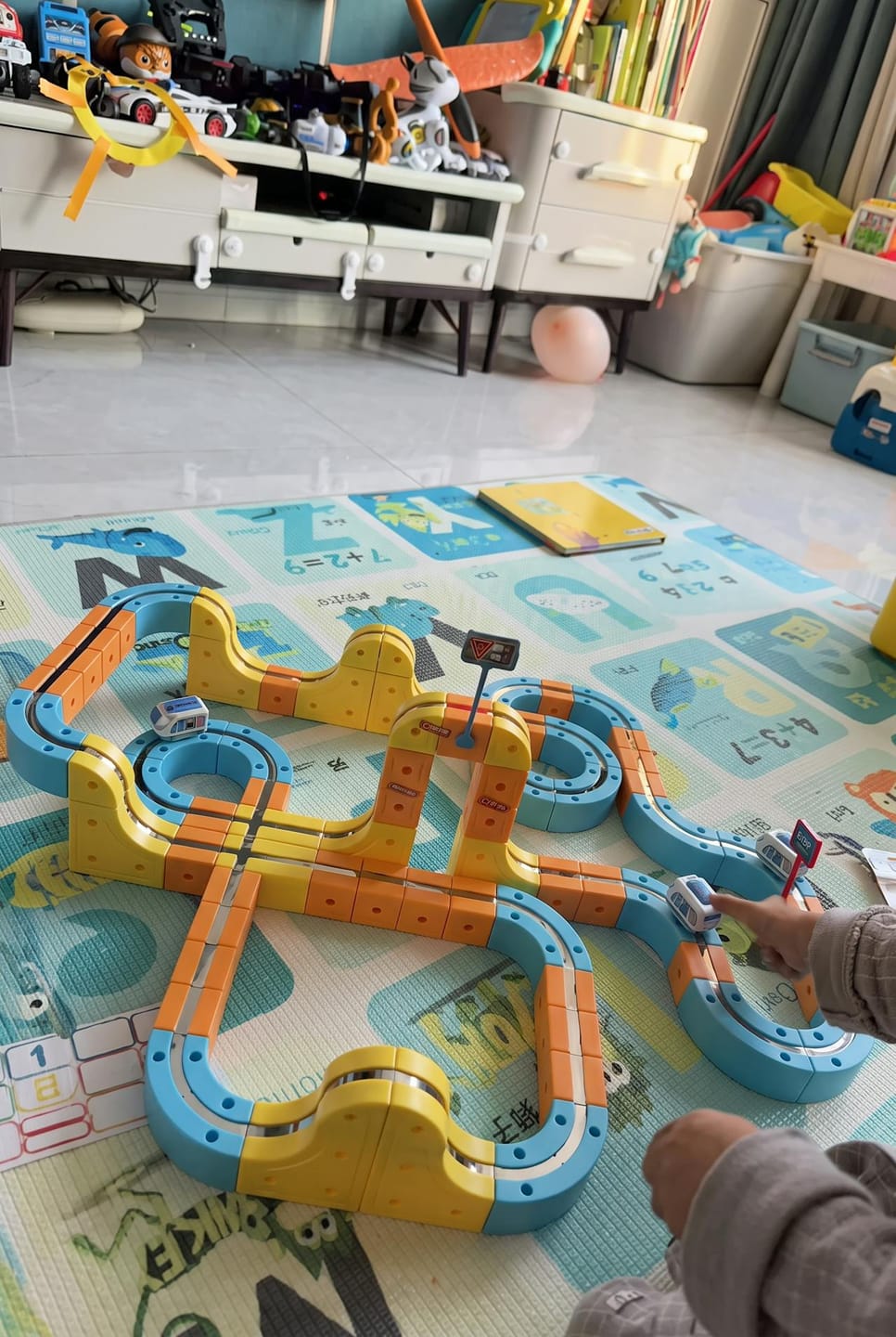 Customer photo review of WonderRail™: The Modular 3D Train Track for Curious Little Builders