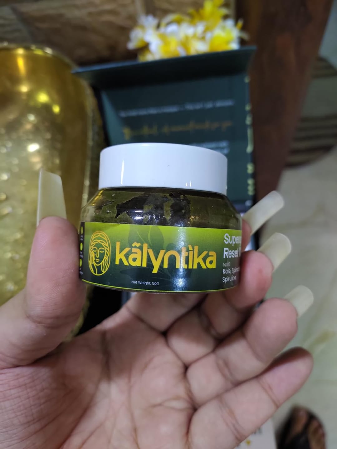 Customer photo review of Supergreen Reset Masque