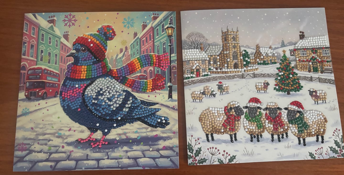 Customer photo review of 2025 Limited Edition 'Festive Best of British' Set of 8 Cards