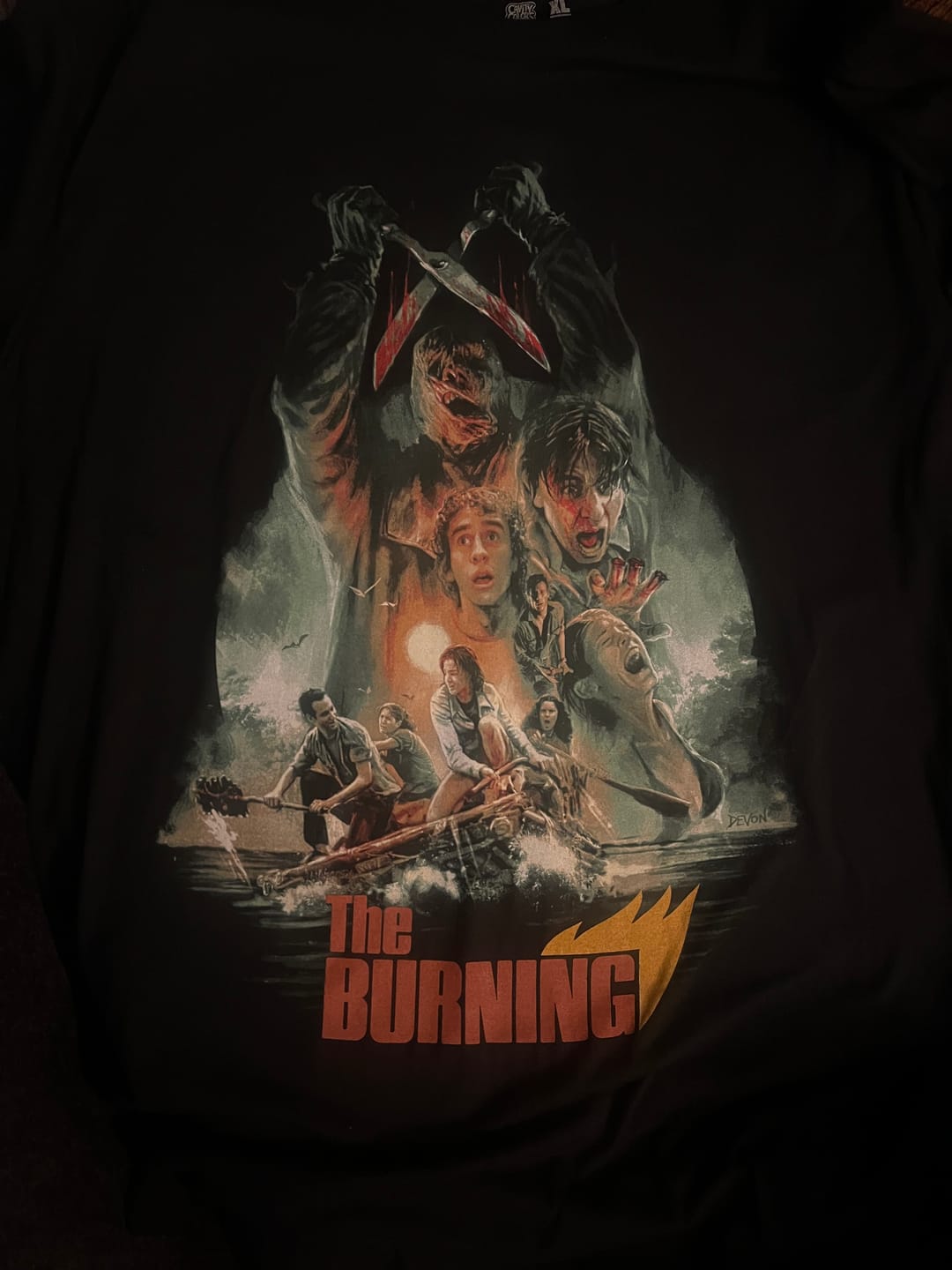 Customer photo review of THE BURNING: CROPSY'S REVENGE - T-SHIRT