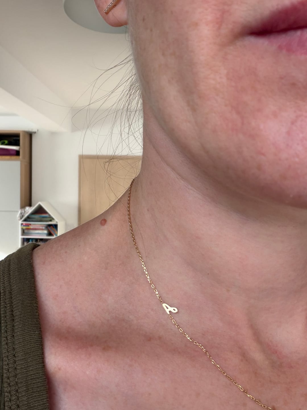 Customer photo review of Initial Chain Necklace