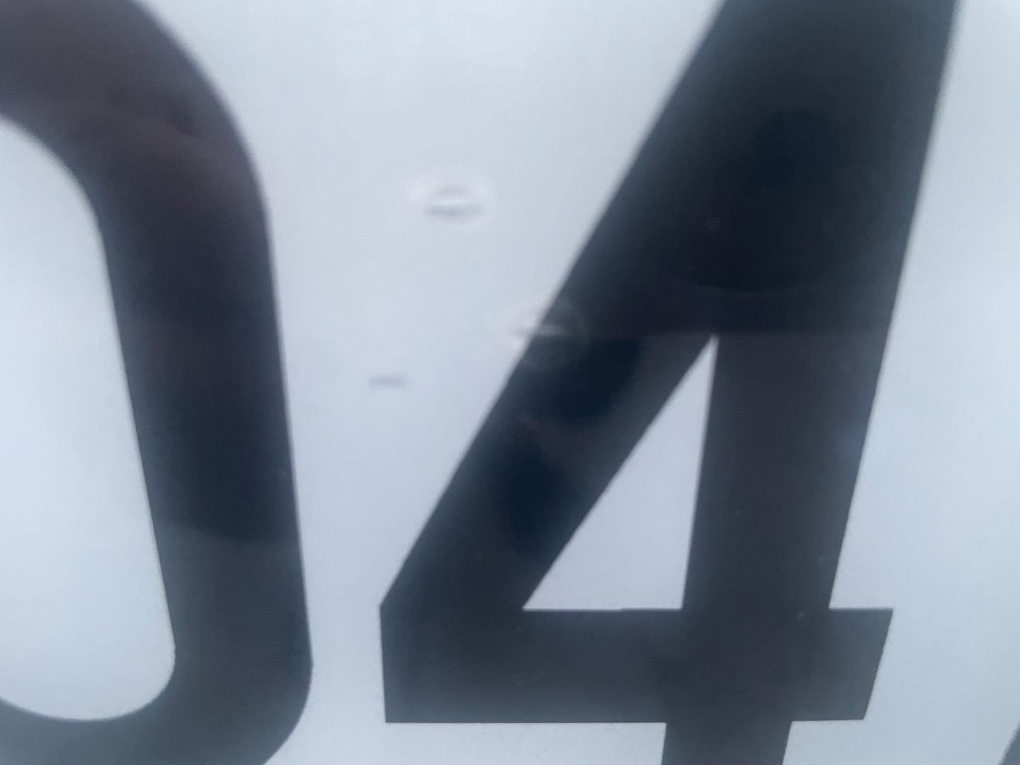 Customer photo review of Plaque auto plexiglass homologuée