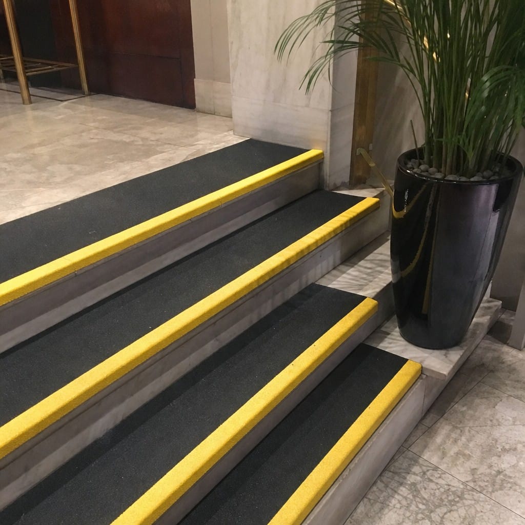 Customer photo review of GRP Anti Slip Stair Treads 10 Year Guarantee Gritted Surface