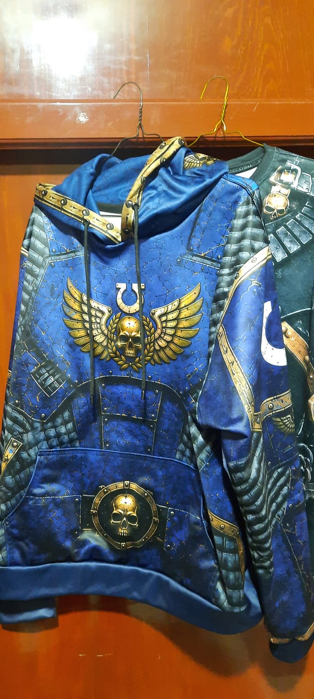 Customer photo review of HOODIE ULTRAMARINES EDICIÓN PREMIUM