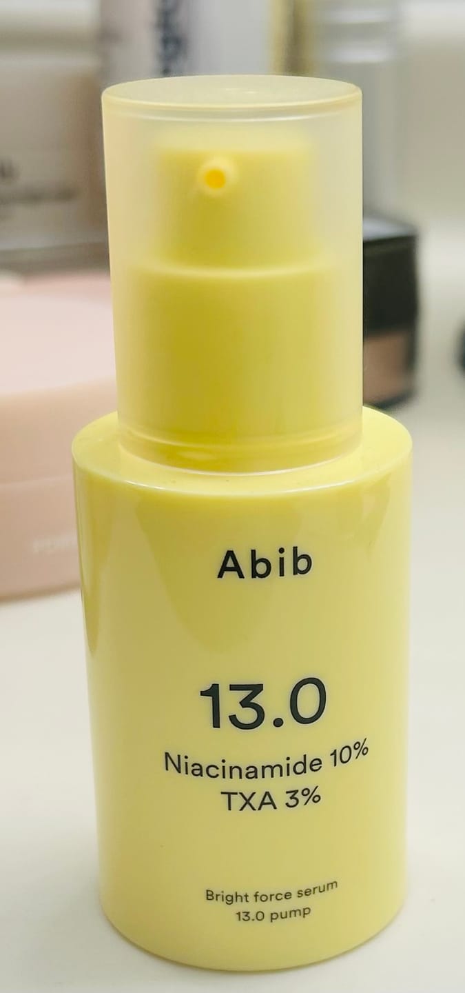 Customer photo review of Bright force serum 13.0 pump