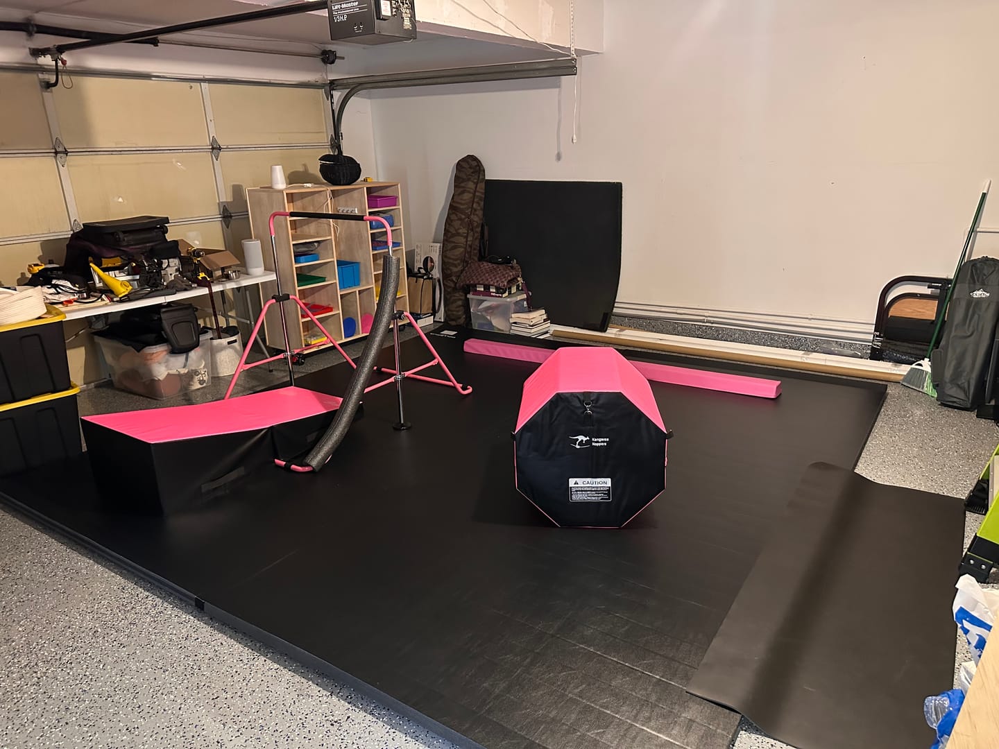 Customer photo review of 8FT Folding Gymnastics Balance Beam for Kids