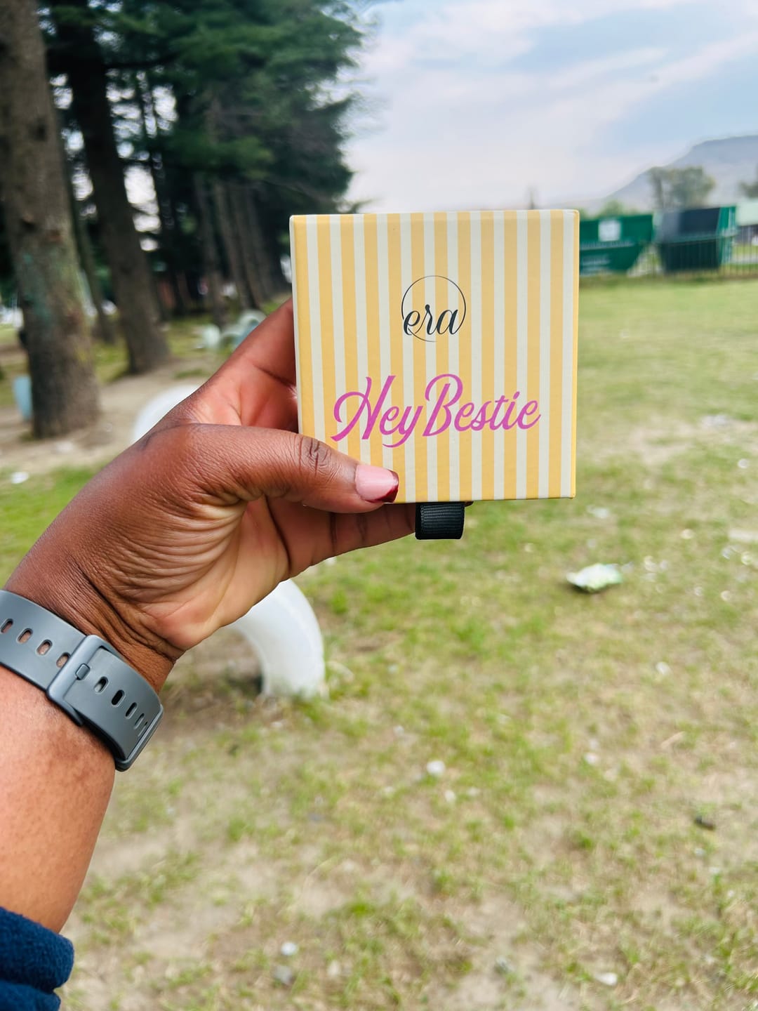 Customer photo review of Mini Era Logo Studs