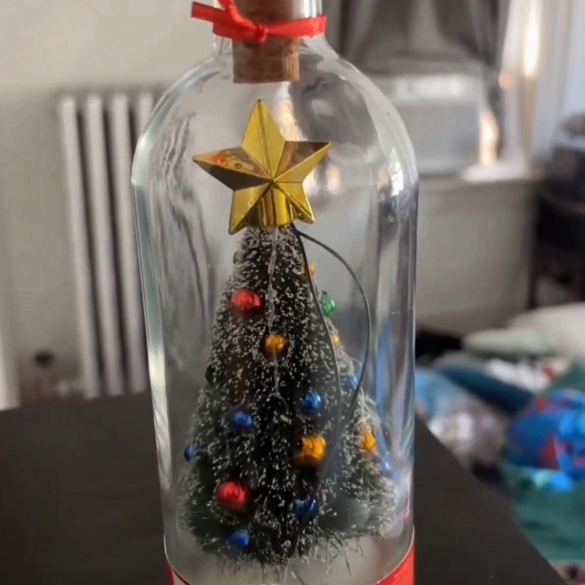 Customer photo review of Botella de Recuerdos Navideños