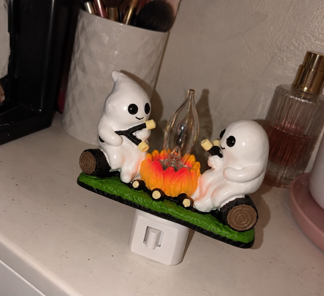 Customer photo review of Ghost Campfire Night Light™