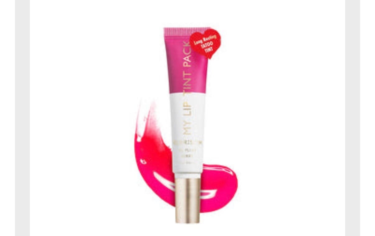 Customer photo review of Отлепящ се тинт TATTOO BERRISOM MY LIP TINT