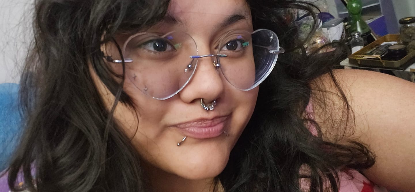 Customer photo review of Amora Eyeglasses
