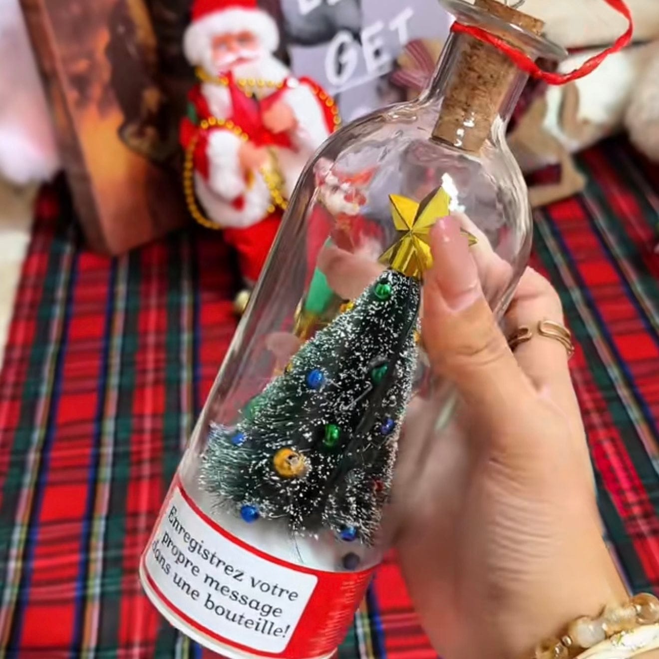 Customer photo review of Botella de Recuerdos Navideños