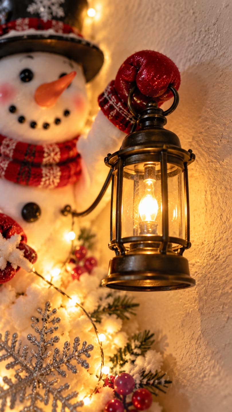 Customer photo review of Decoración Navideña de Pared con Luces