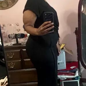 Customer photo review of Lace-up Trousers Loose-fit Drawstring Wide-leg Pants With Multiple Pockets