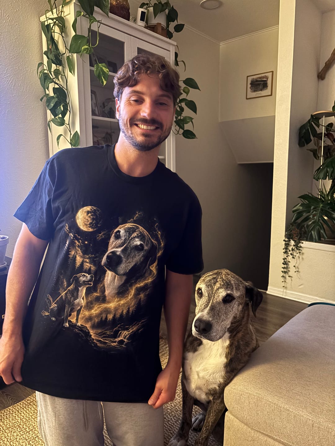 Customer photo review of Pet Art | Custom T-shirt