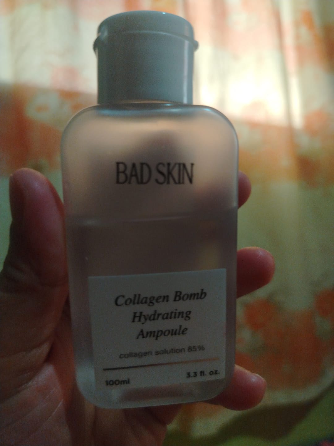 Customer photo review of Bad Skin™ Korean Collagen Bomb Hydrating Ampoule