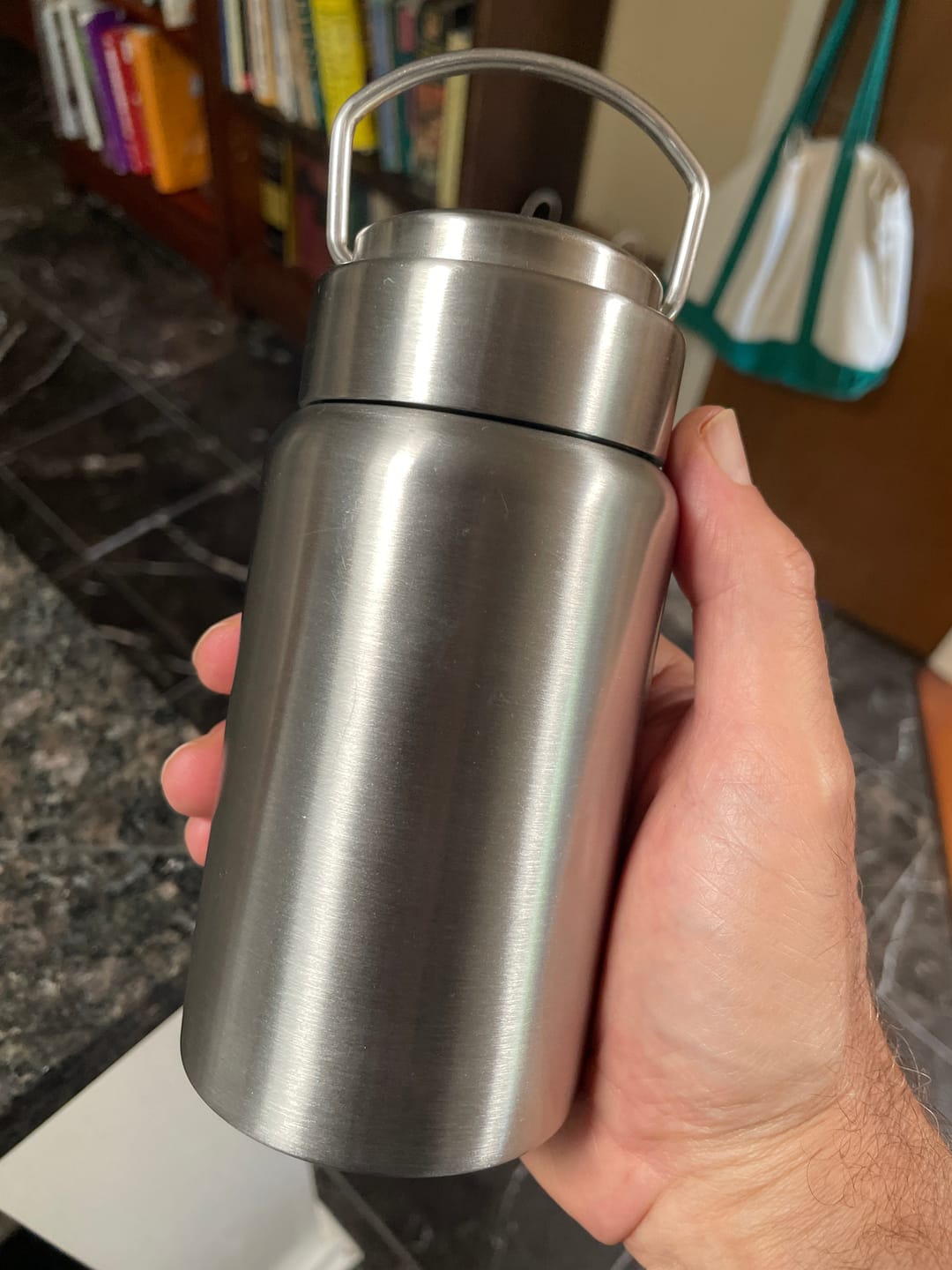Customer photo review of PureSteel Insulated Bottle