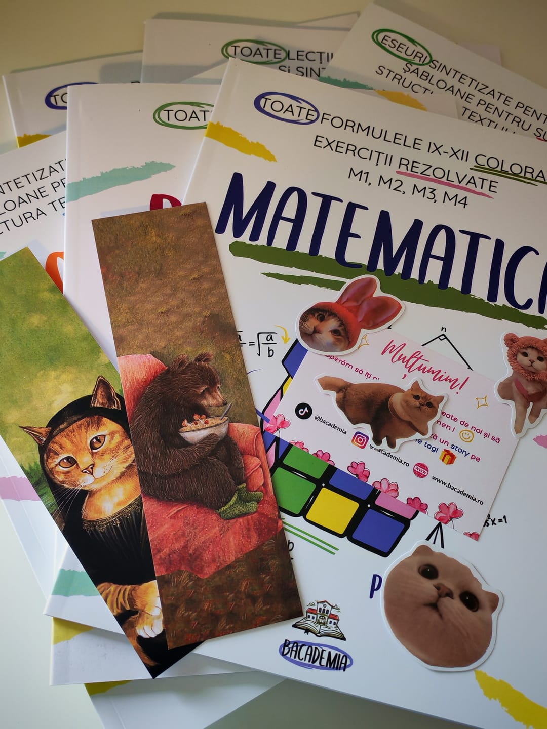 Customer photo review of Pachet Bacalaureat (Română + Matematică + Biologie Vegetală și Animală clasele IX-X) Bacademia