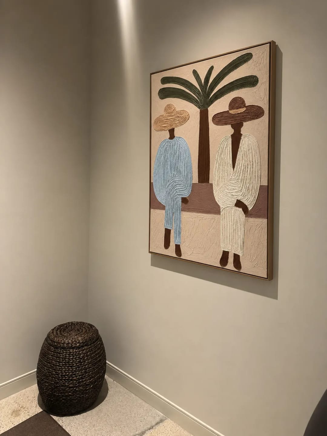 Customer photo review of Palm Companions Figure Wall Art