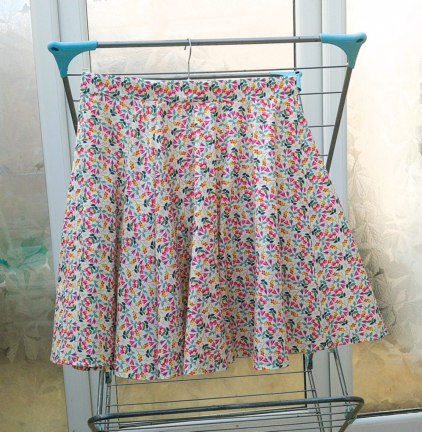 Customer photo review of Meadow Blooms Rose & Hubble Cotton Poplin Fabric