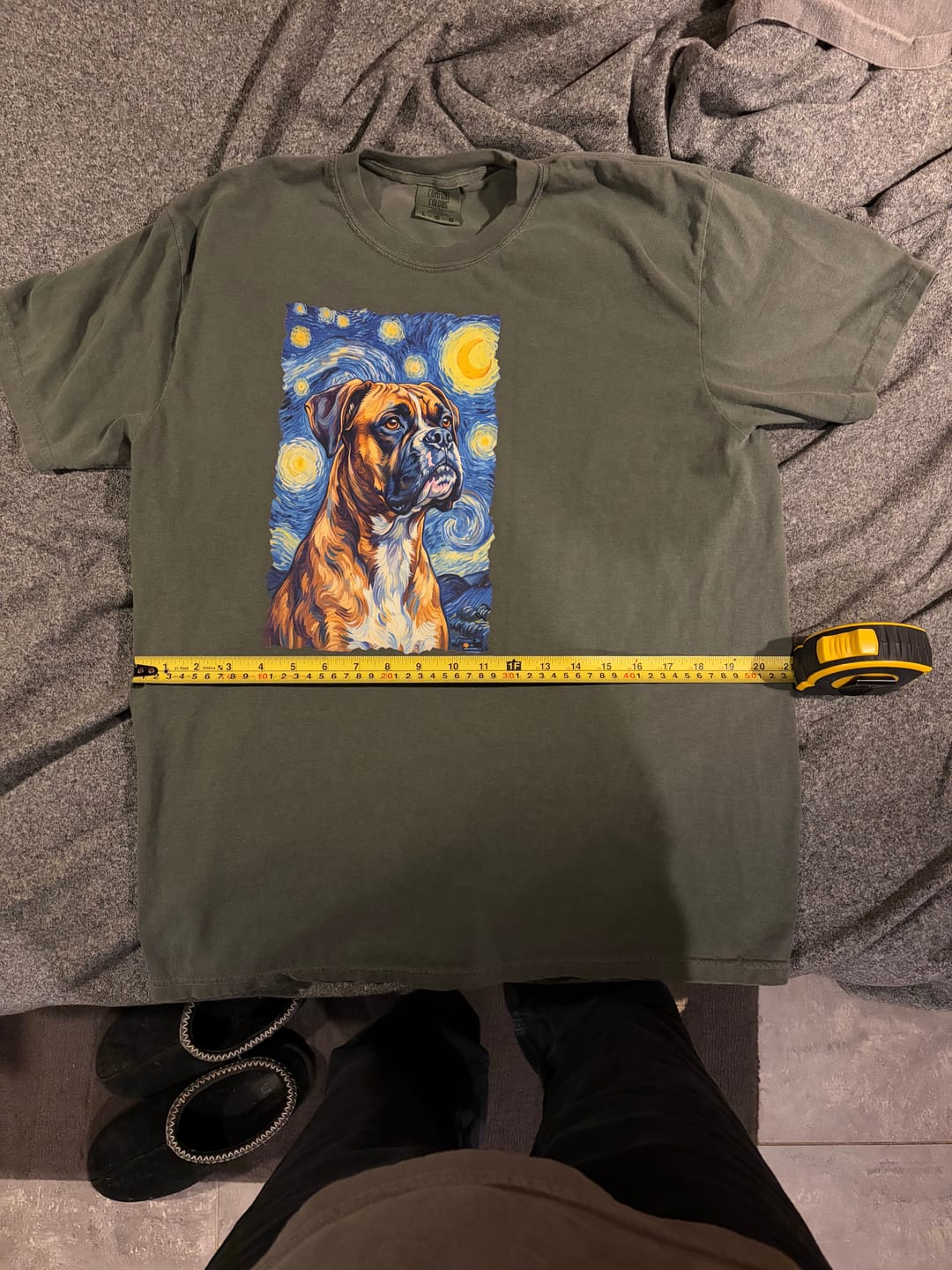 Customer photo review of Boxer Van Gogh Premium Tee