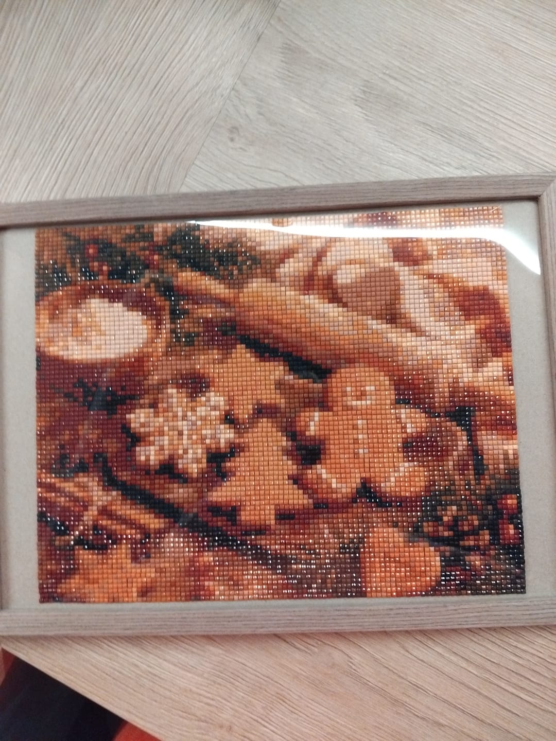 Customer photo review of Diamond Painting - Pain d'épices et cannelle