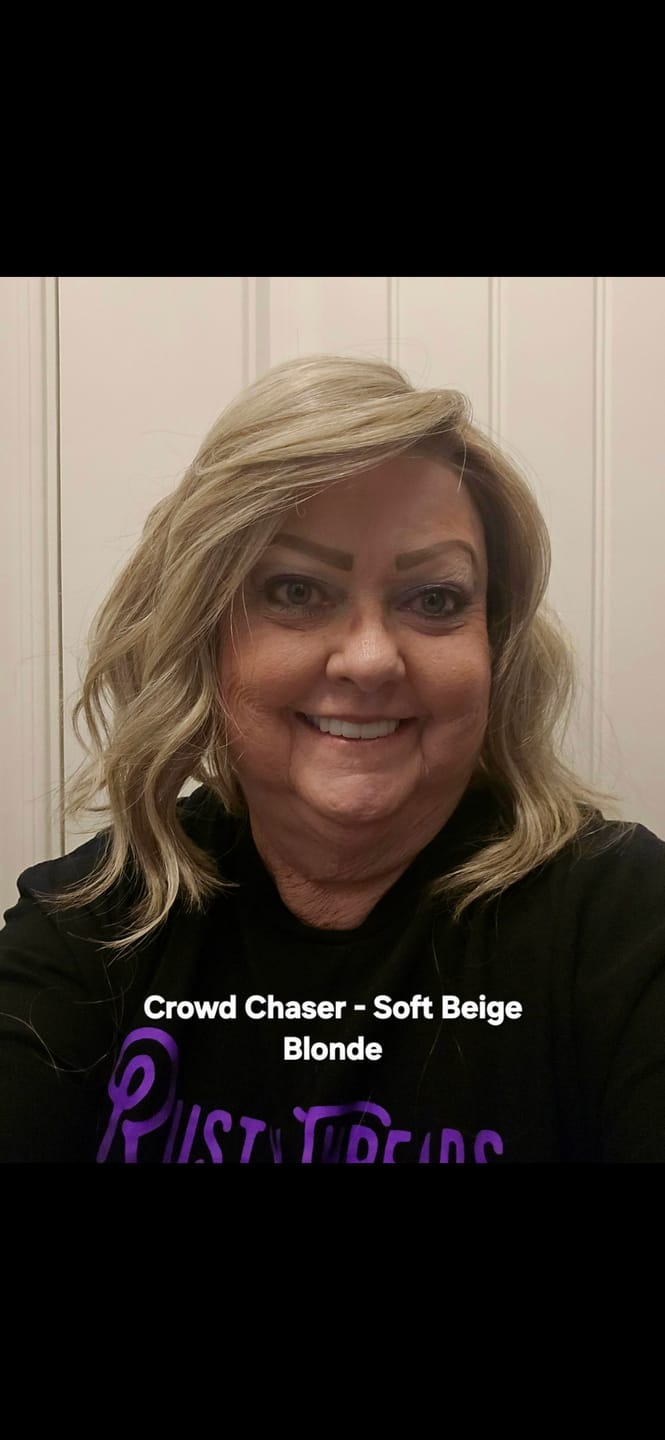 Customer photo review of CROWD CHASER - Soft Beige Blonde