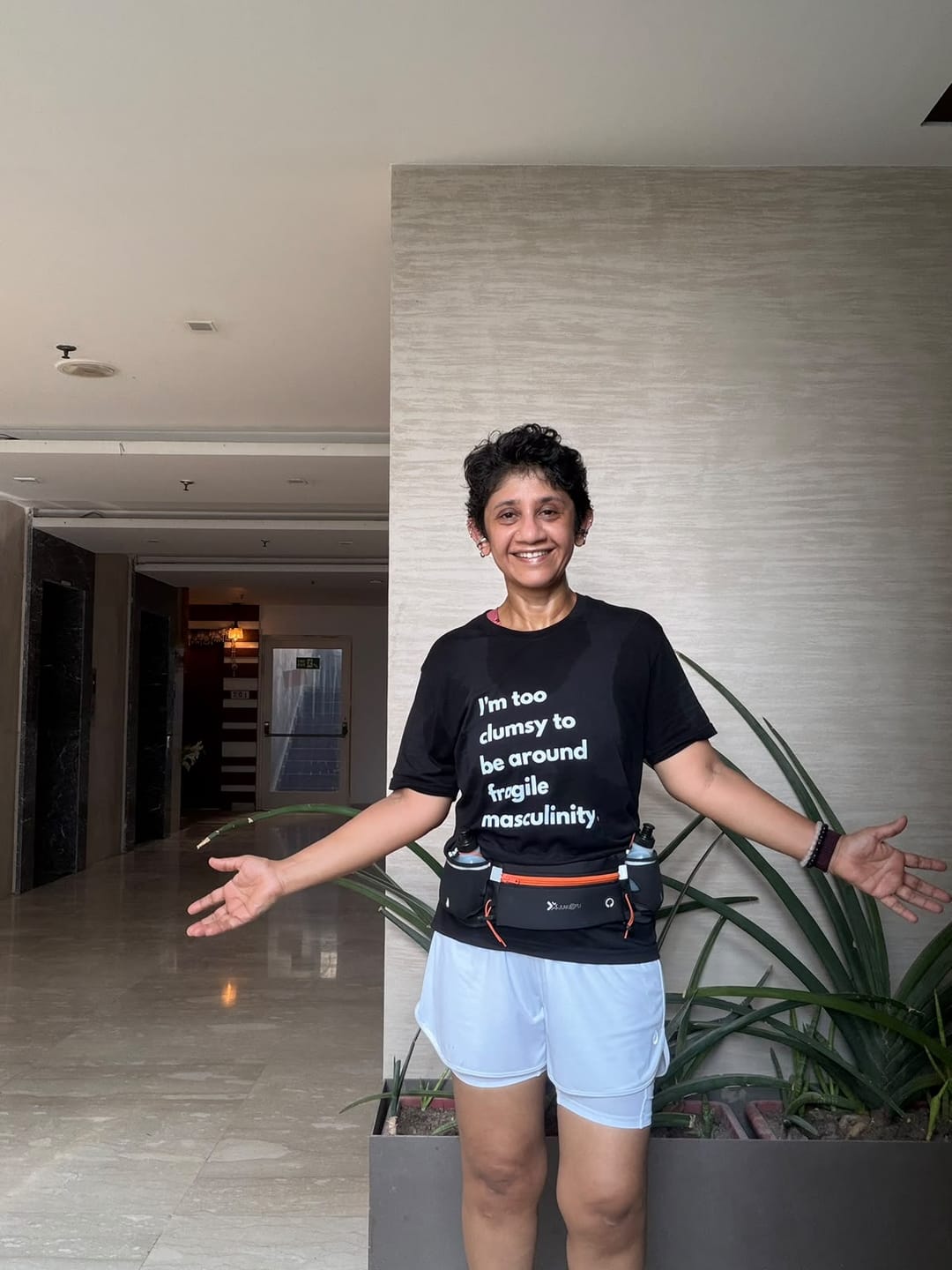 Customer photo review of Fragile Masculinity: Funny Statement T-shirt