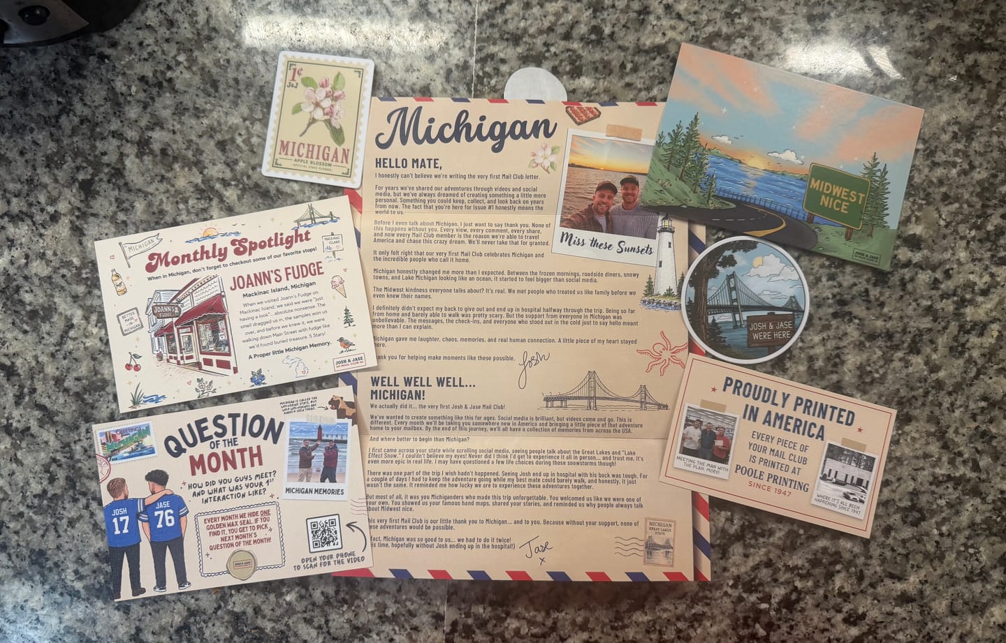Customer photo review of Josh & Jase Mail Club