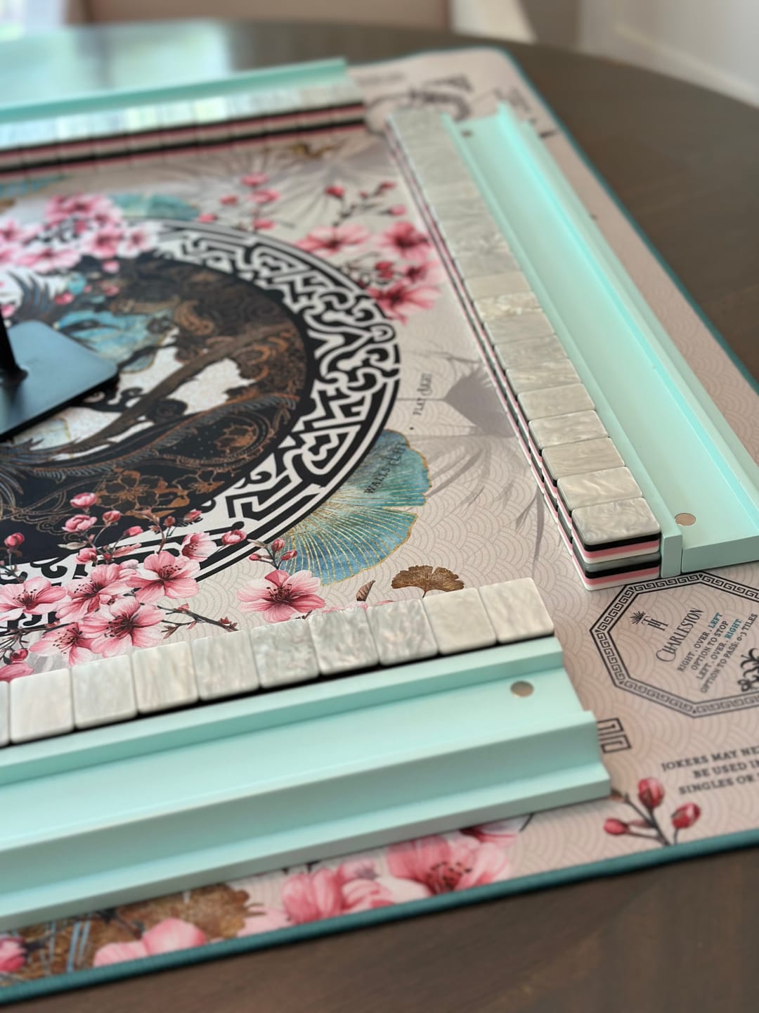 Customer photo review of Imperial Lotus Alabaster White Tiles & Imperial Lotus Mat Bundle