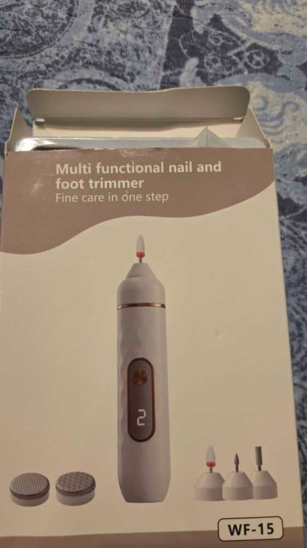 Customer photo review of Rechargeable Manicure & Pedicure Set