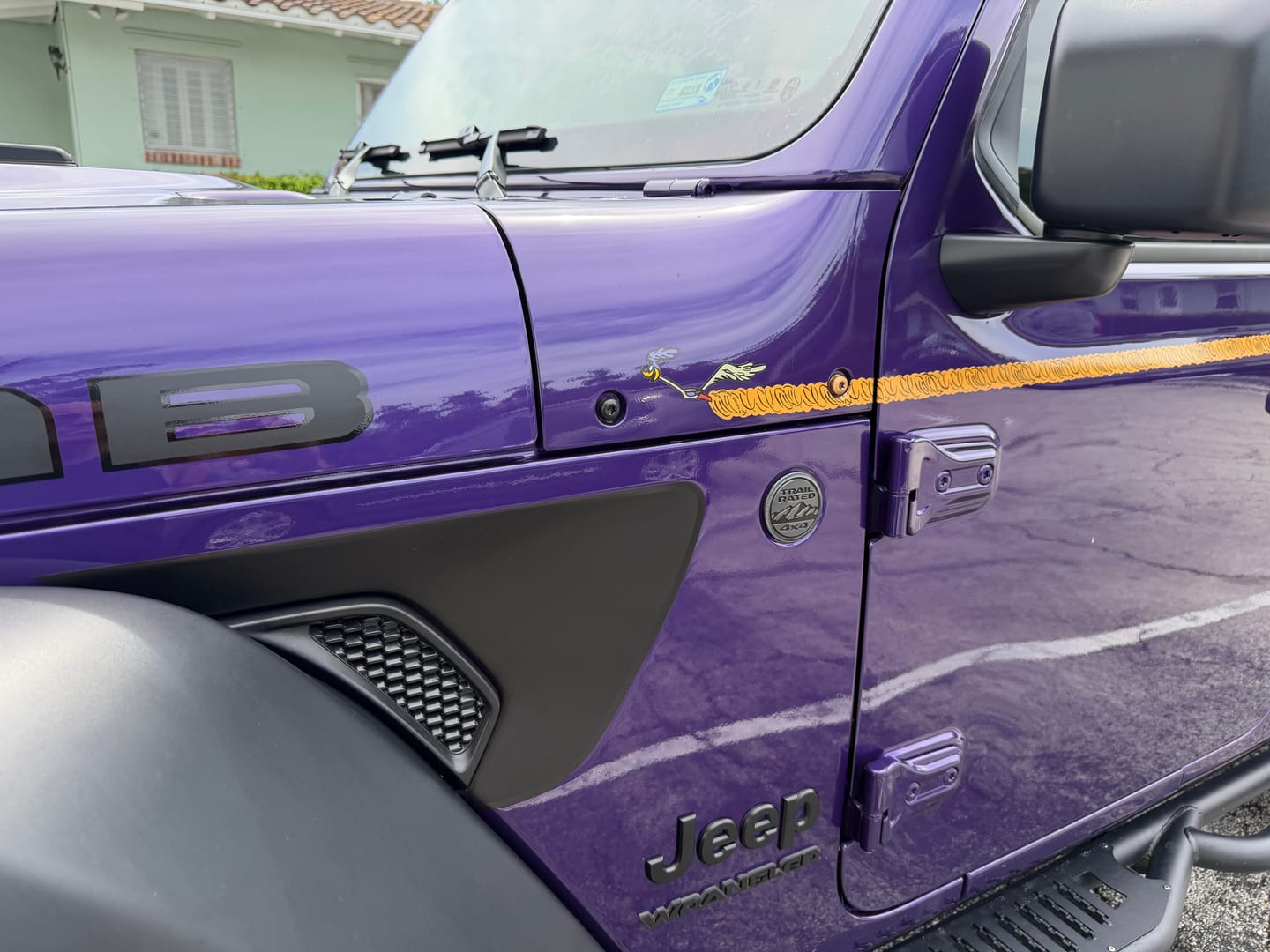 Customer photo review of Premium Fender Vent Decal Set | Matte Black - fits Wrangler JL & Gladiator JT