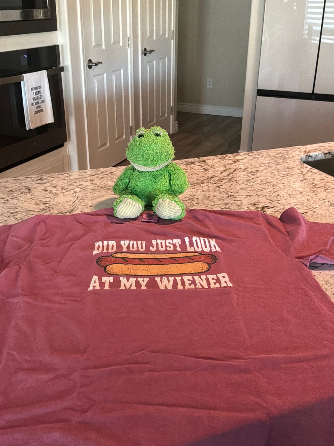 Customer photo review of Taking a Look — Premium Tee