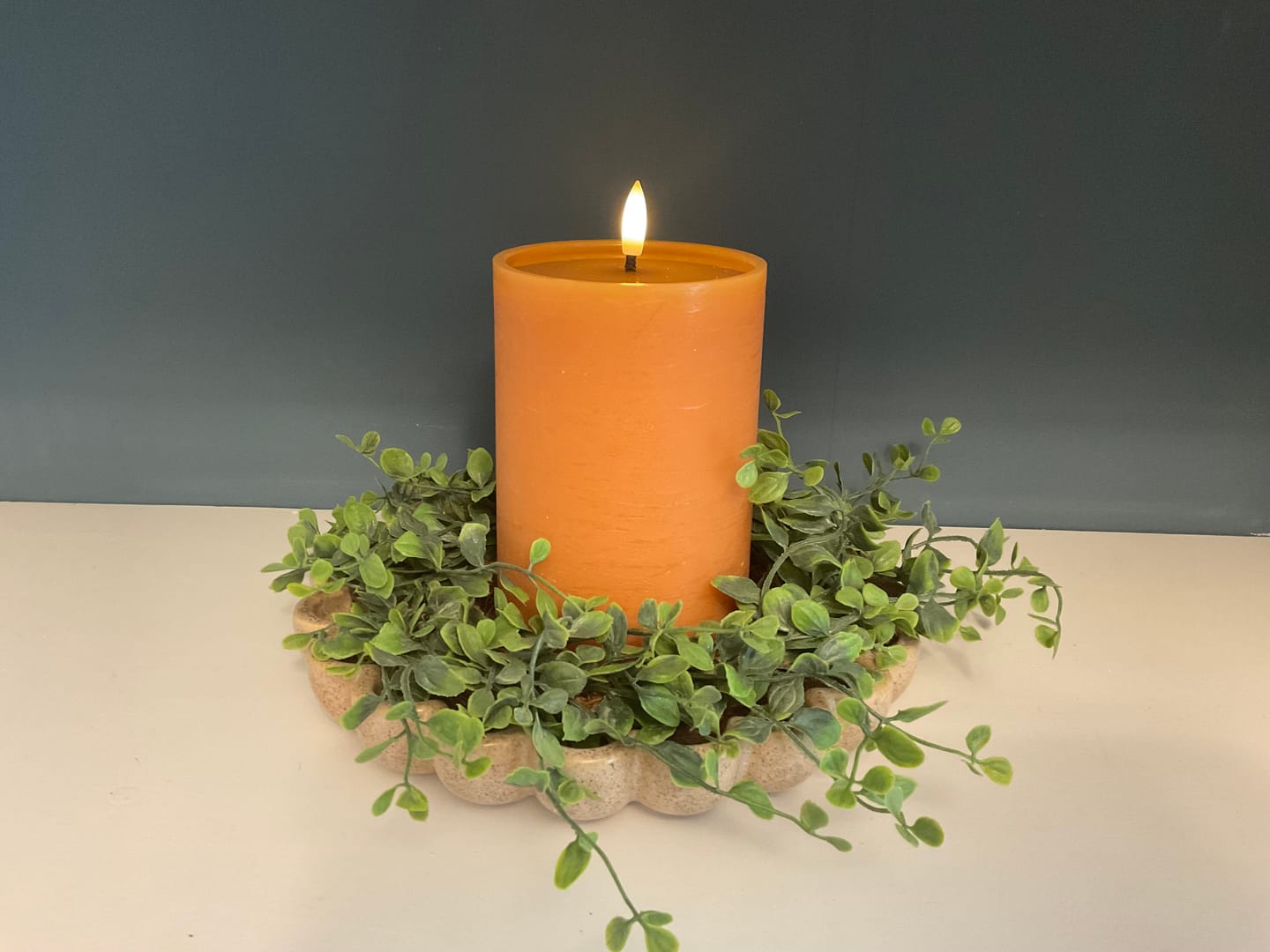 Customer photo review of Whisperleaf Candle Ring | 10"