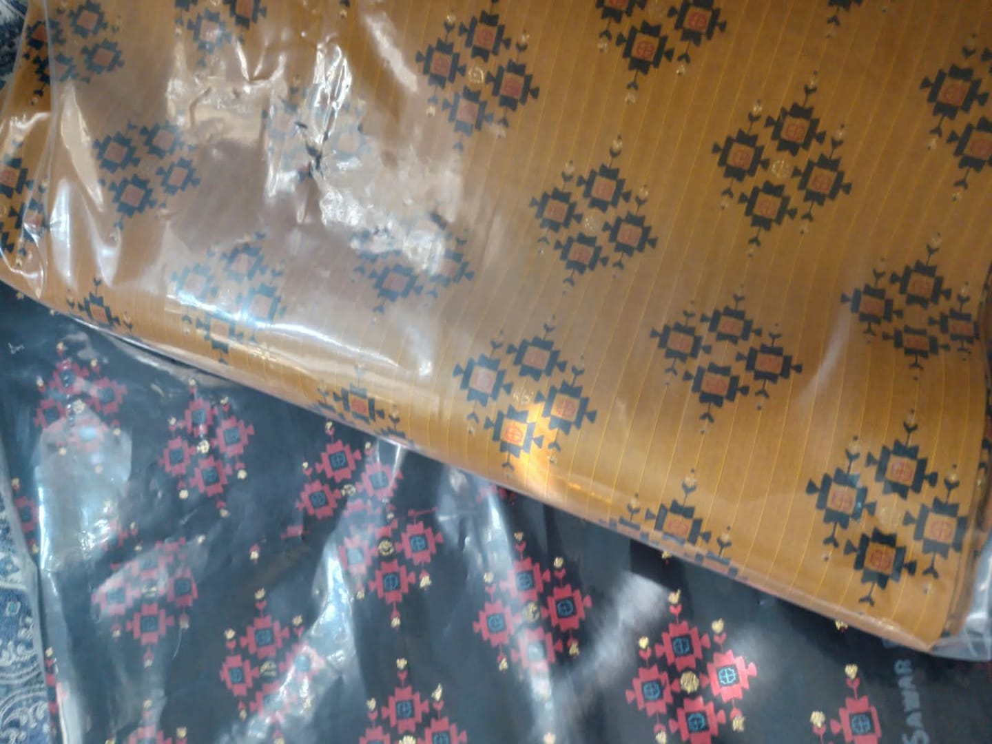 Customer photo review of Black Heritage — Printed Khaddar 2-Piece Unstitched Suit