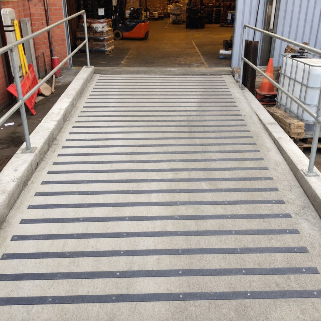 Customer photo review of GRP Decking Strip 90mm Non Slip 1m 1.5m 3m Lengths