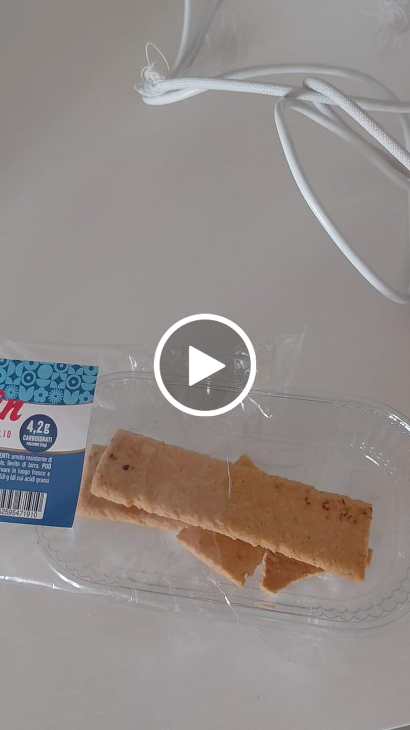 Customer video review of Kegràn Schiacciatine all'olio EVO