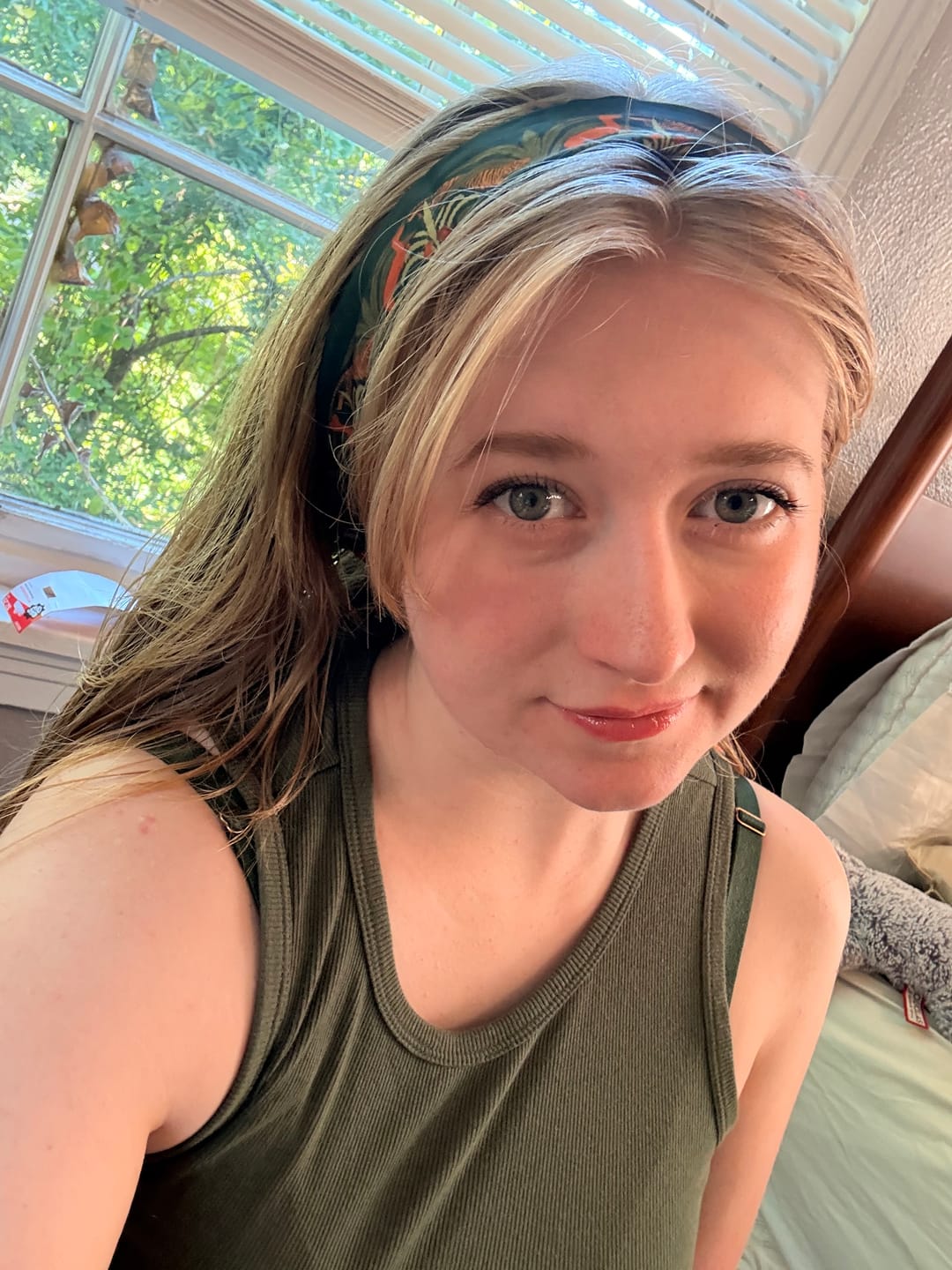 Customer photo review of Hunt Skinny Scarf
